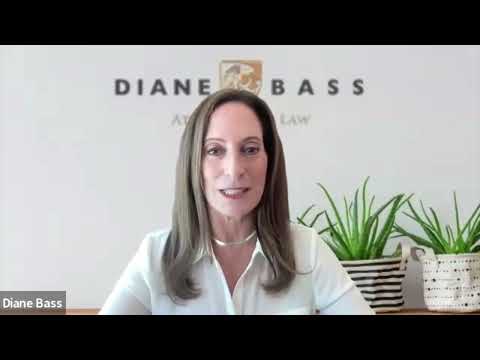 Still frame from the interview with Diane Bass