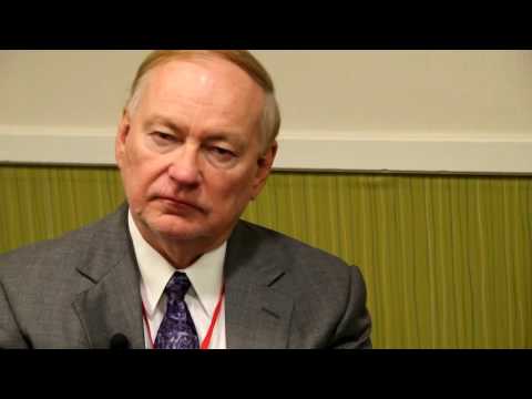 Still frame from the interview with Gilbert A. Schaffnit