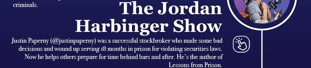 Jordan Harbinger Podcast Interview Part 2 link