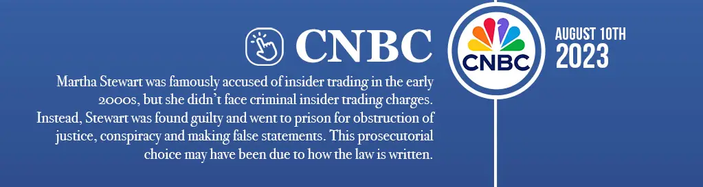 CNBC Insider Trading Stop Article link