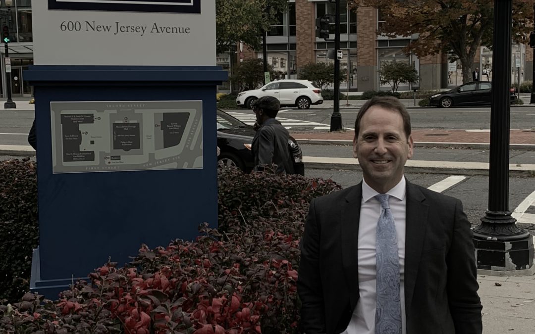 Federal Prison Consultant Justin Paperny Offers Thoughts Before Georgetown Law School Lecture