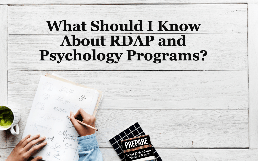 What Should I Know about RDAP and Psychology Programs? (Chapter 18)