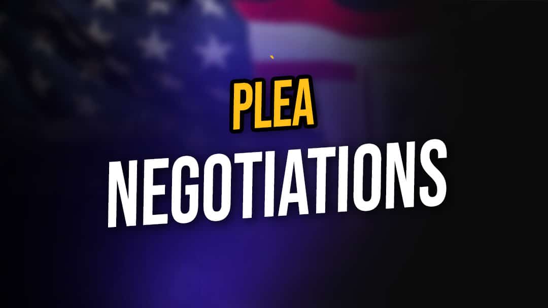 Who is Involved in a Plea Negotiation and who is the pre-trial services officer?