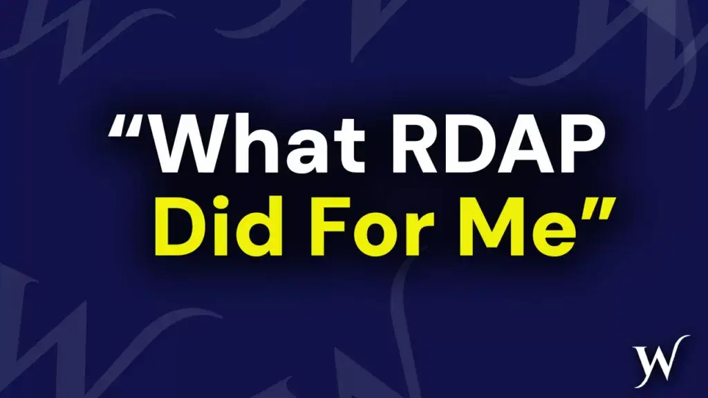 RDAP Journey: How RDAP Saved My Life