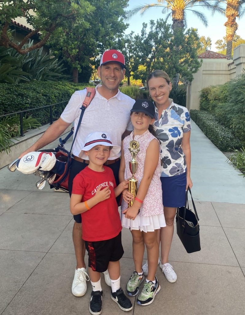 Justin Paperny with his family