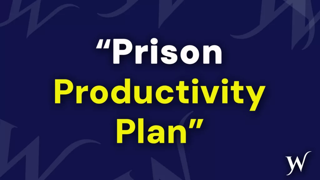 How to Use Your Time in Federal Prison