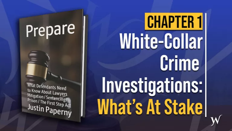 Why White Collar Crime Investigations Escalate Quickly | Chapter 1