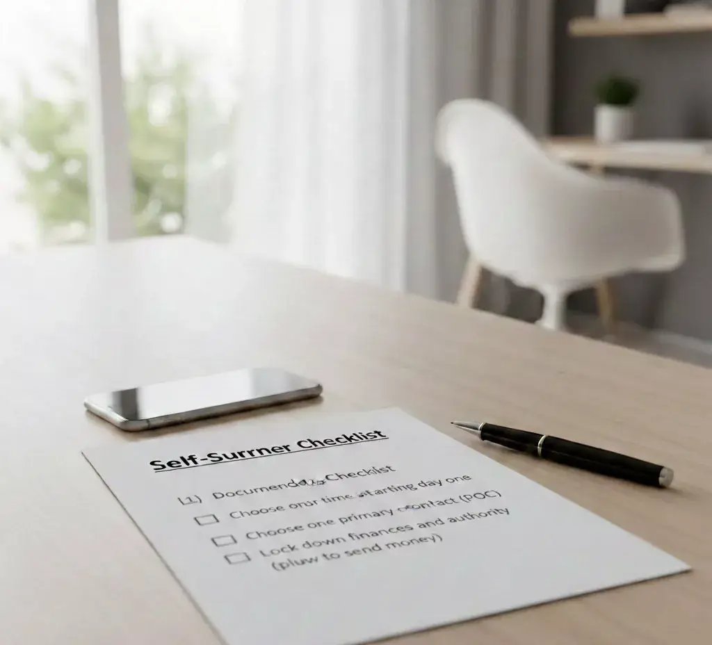 Self-Surrender Checklist