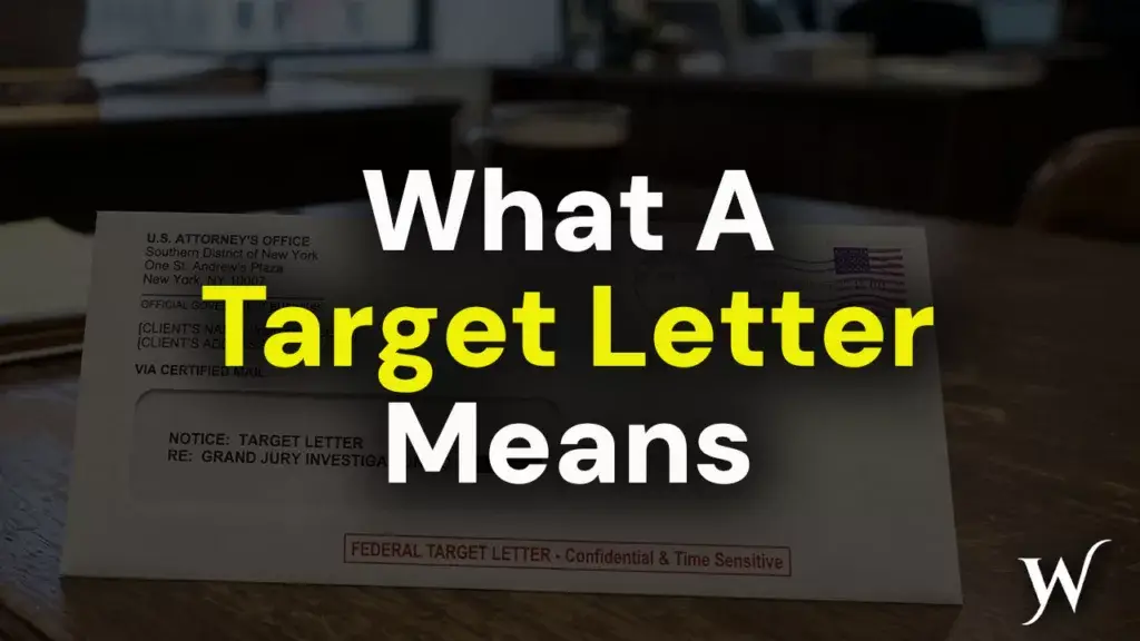 federal target letter