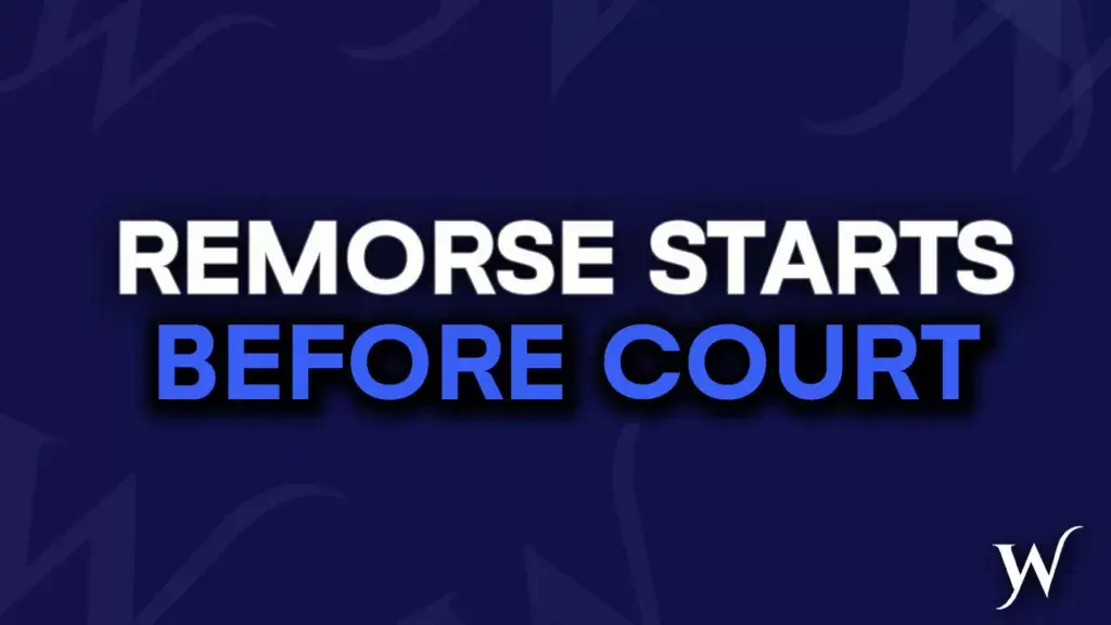 How to show remorse at sentencing; a step-by-step guide for federal defendants